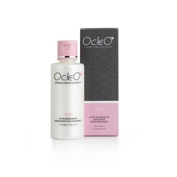 Latte Detergente Idratante Polifunzionale malva e aloe vera 100ml - Ocleo
