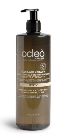 Olio da Massaggio Defaticante Decontratturante Massage Xerapy 500 ml - Ocleo