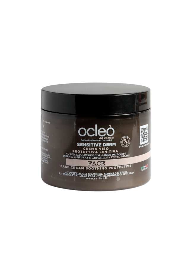 Crema Viso Protettiva Lenitiva con Filtro solare 500 ml - Ocleo
