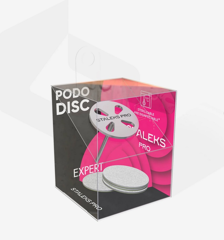 Pododisc Expert M 20mm disco con ricambi 180 5pz - Staleks pro