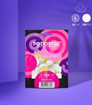 Lime ricambio base morbida per Pododisc L 25mm 50pz grana 100 - Staleks pro