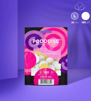 Lime ricambio base morbida per Pododisc L 25mm 50pz grana 180 - Staleks pro