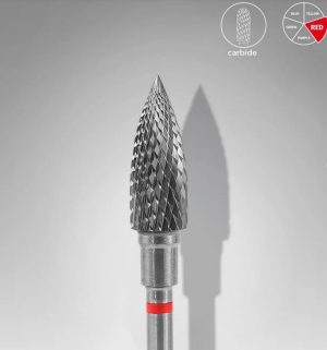 Punta fresa fiamma Carbide Expert Rossa 5mm - Staleks pro