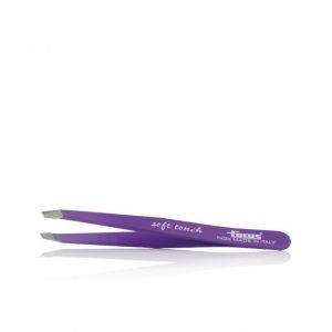 Pinzetta Focus Inox Soft Touch Obliqua Viola - Labor