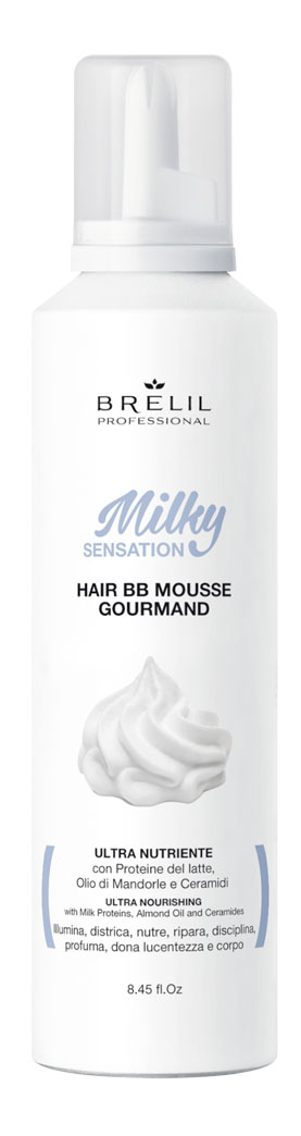 Mousse Ultra Nutriente Bb Gourmand Milky Sensation 250ml - Brelil