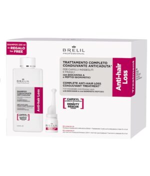 Kit trattamento coadiuvante anticaduta shampoo + fiale 10x6ml treatment - Brelil