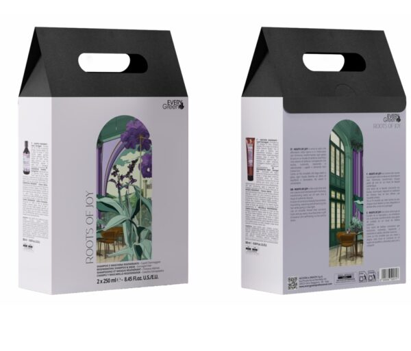Kit shampoo + mask rigenerante per capelli danneggiati 2x250ml Everygreen Dikson