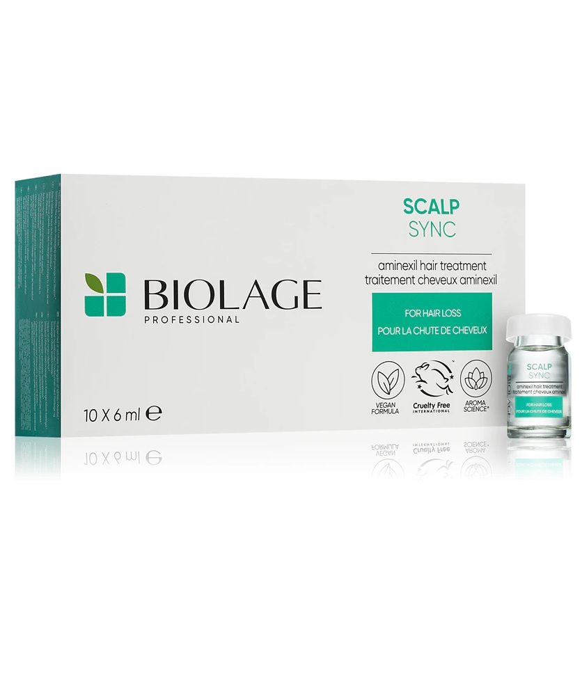 Trattamento anticaduta aminexil Scalp sync Biolage 10x6ml - Matrix