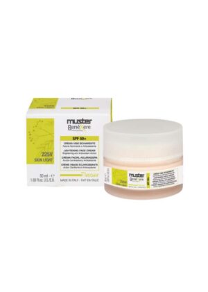 Crema viso schiarente azione illuminante antiossidante spf 50+ 225v 50ml Benexer