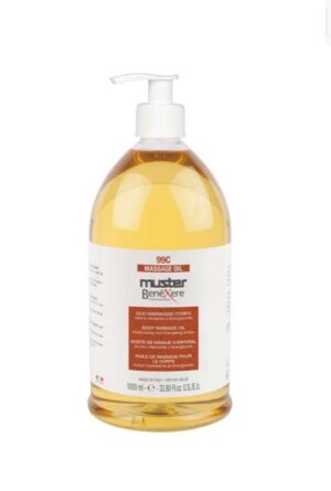 Olio massaggio corpo azione idratante e energizante 99c 1000ml Benexere