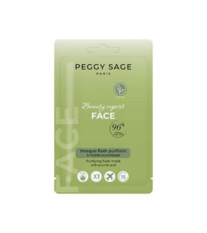 Maschera viso monouso flash purificante con succinico - Peggy Sage