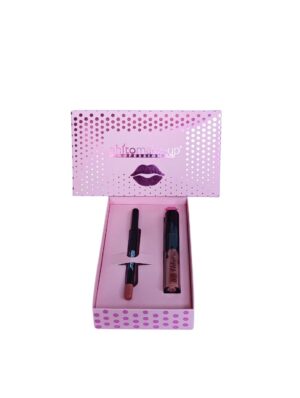 Kit Kiss e go - Liquid matt velvet lips e lip liner dark rose - Cinecitta