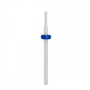 Punta Per Fresa A Goccia Xxs white ceramic per cuticole Estrosa