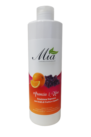 Emulsione Dopocera arancia e uva 500 Ml - Mia