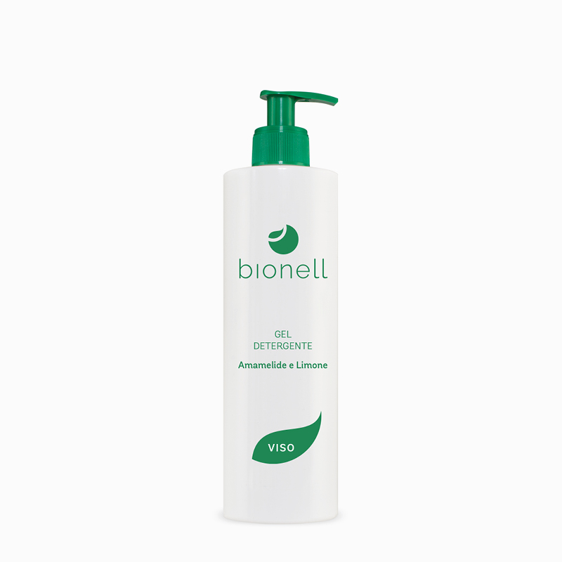 Gel detergente viso limone e amamelide 300 ml - Bionell