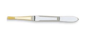 Pinza Focus Punta Dorata Dritta - Cumbo