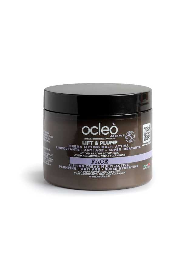 Crema Lifting Multi Attiva Rimpolpante Anti Age Super Idratante 500 ml - Ocleo