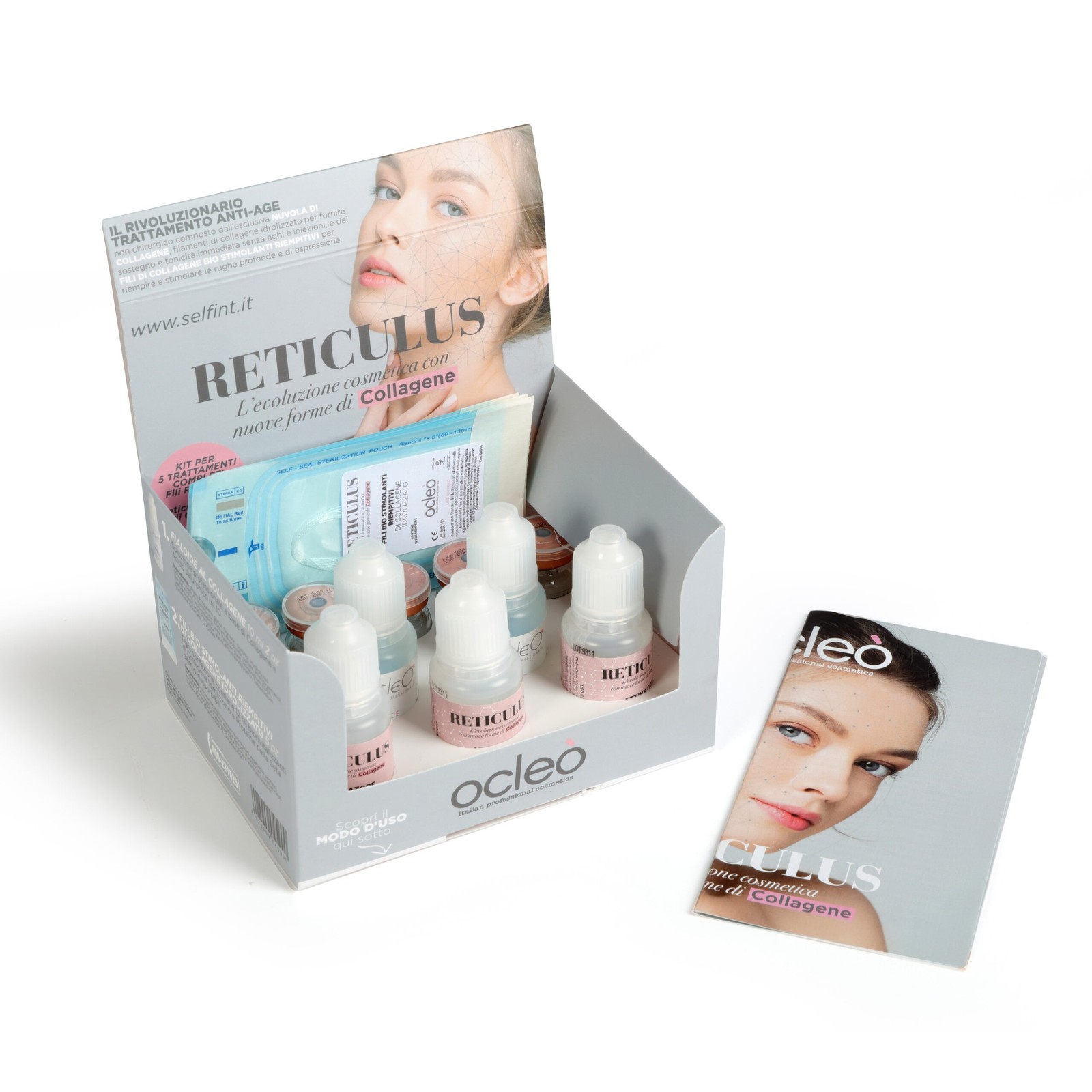 Kit per 5 trattamenti riempitivi al collagene Reticulus - Ocleo