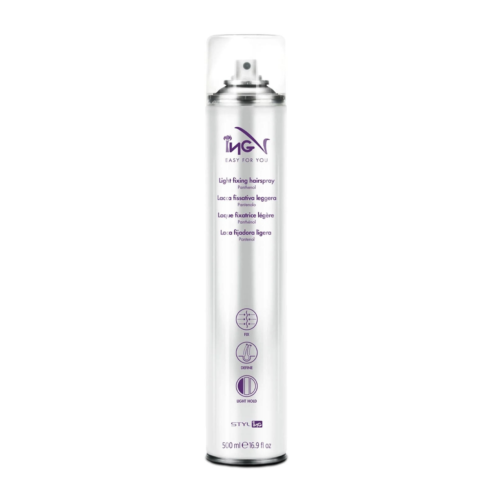Lacca ecologica fissaggio leggero Eco light fixing hairspray 500ml – Beautynova