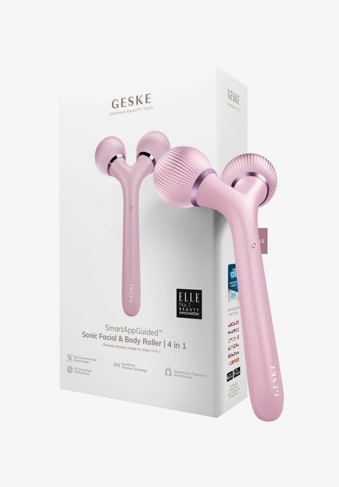 Geske Sonic Facial&Body Roller 4in1 Pink - Uragme