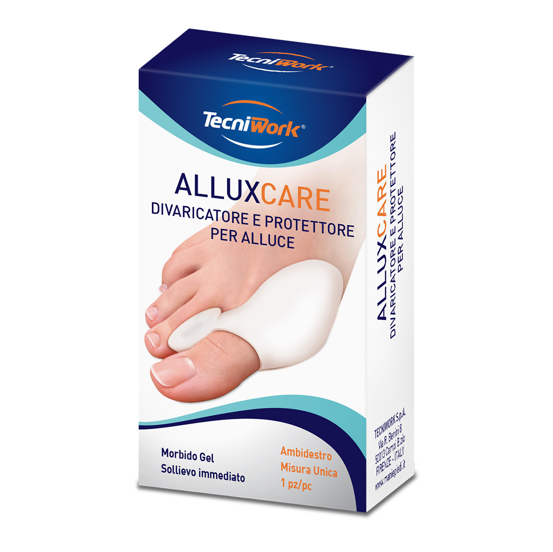 Divaricatore E Protettore Per Alluce Alluxcare 1 Pz - Tecniwork