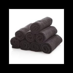 Asciugamano antimacchia cotone nero 50x80cm - Xanitalia