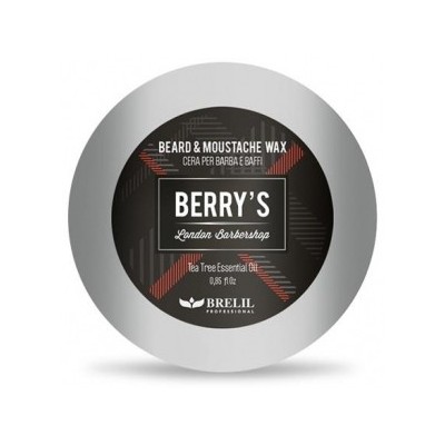 Cera Barba E Baffi Berry's Beard & Moustache Wax 25 Ml - Brelil