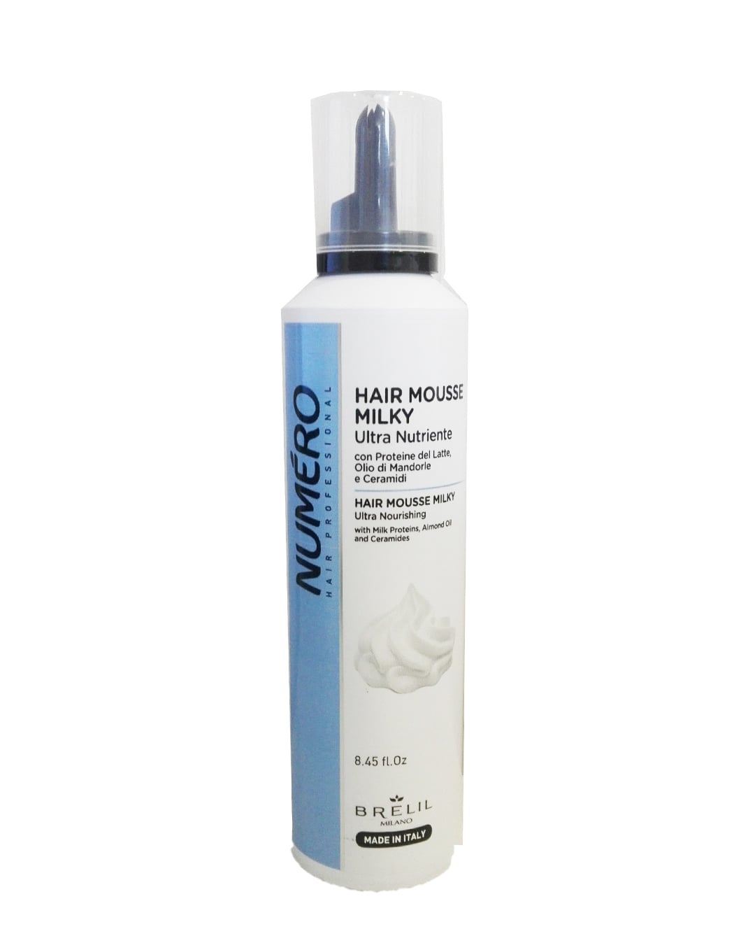 Mousse milky ultra nutriente Numerò 250ml - Brelil