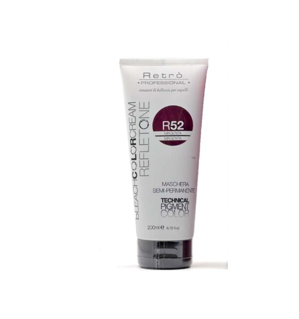 Maschera pigmentata Refletone 200ml Retro - Diffitalia/R52 Magenta