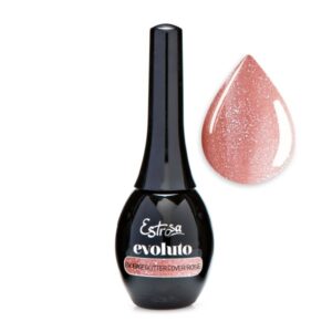 Smalto Semipermanente Evoluto Evobase 14ml Estrosa/8336 Glitter Cover Rose