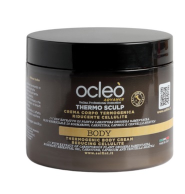 Crema Corpo Termogenica Riducente Cellulite 500 ml - Ocleo