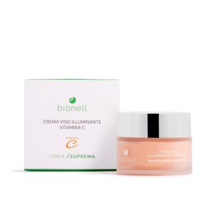 Crema viso illuminante vitamina C bava di lumaca e crusca di riso 75ml Bionell