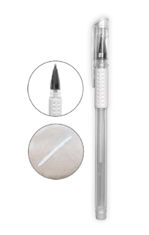 Penna Bianca Roller White Pen Sopracciglia Pro Brow Nails & Beauty