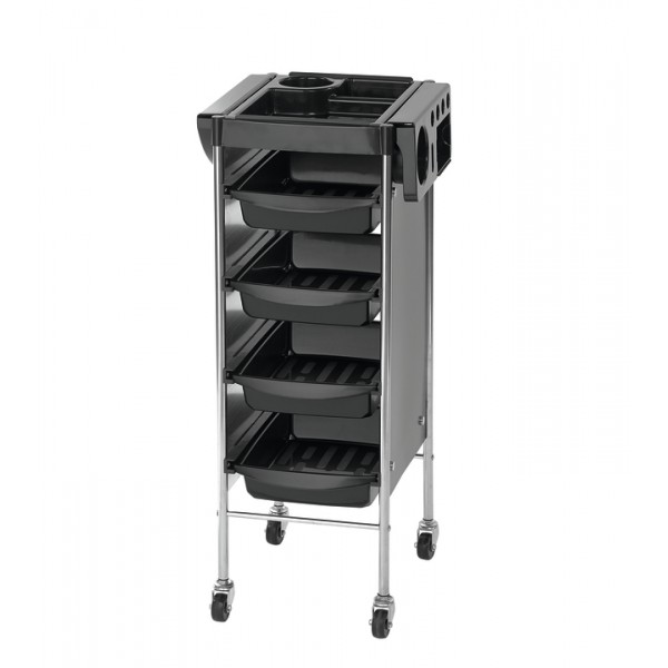 Carrello Parrucchiere Obb Passy Nero - Sibel