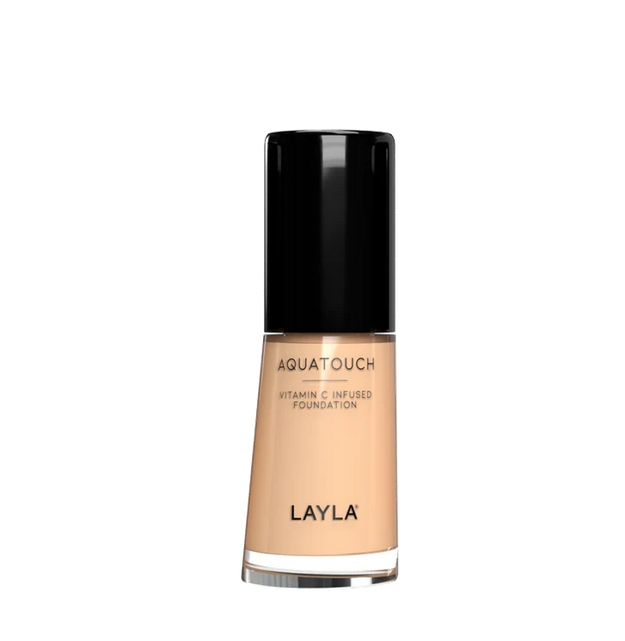 Fondotinta liquido illuminante con vitamina c Aquatouch- Layla/ 3