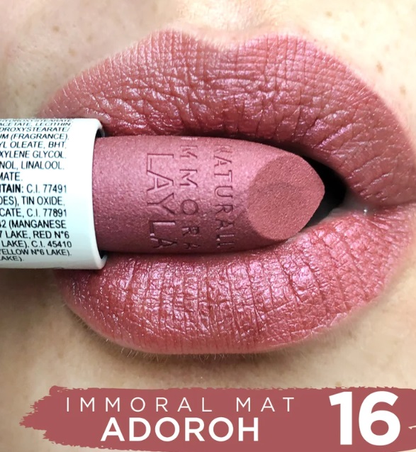 Rossetto labbra effetto mat Immoral - Layla/ M16 Adoroh - immagine 2