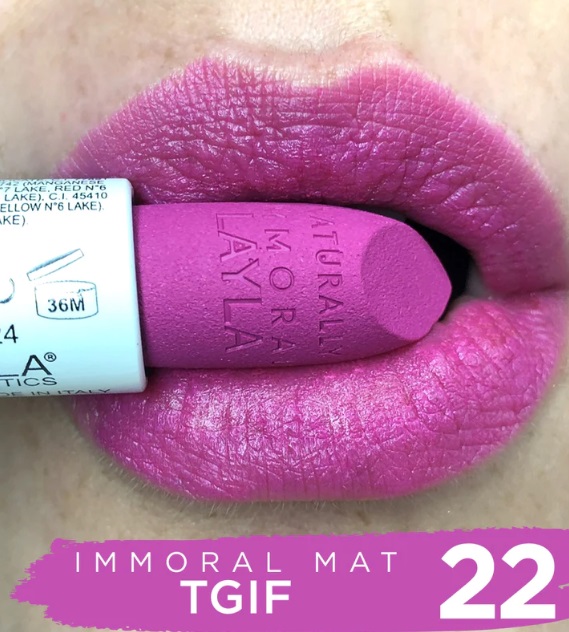 Rossetto labbra effetto mat Immoral - Layla/ M22 Tgif - immagine 2