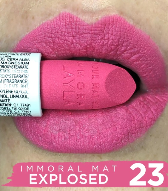 Rossetto labbra effetto mat Immoral - Layla/ M23 Exposed - immagine 2