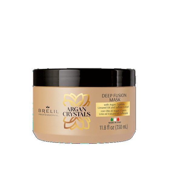 Maschera deep fusion Cristalli d'argan 350ml - Brelil