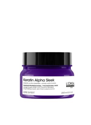 Maschera anticrespo Keratin Alpha Sleek Serie expert 250ml  L'oreal