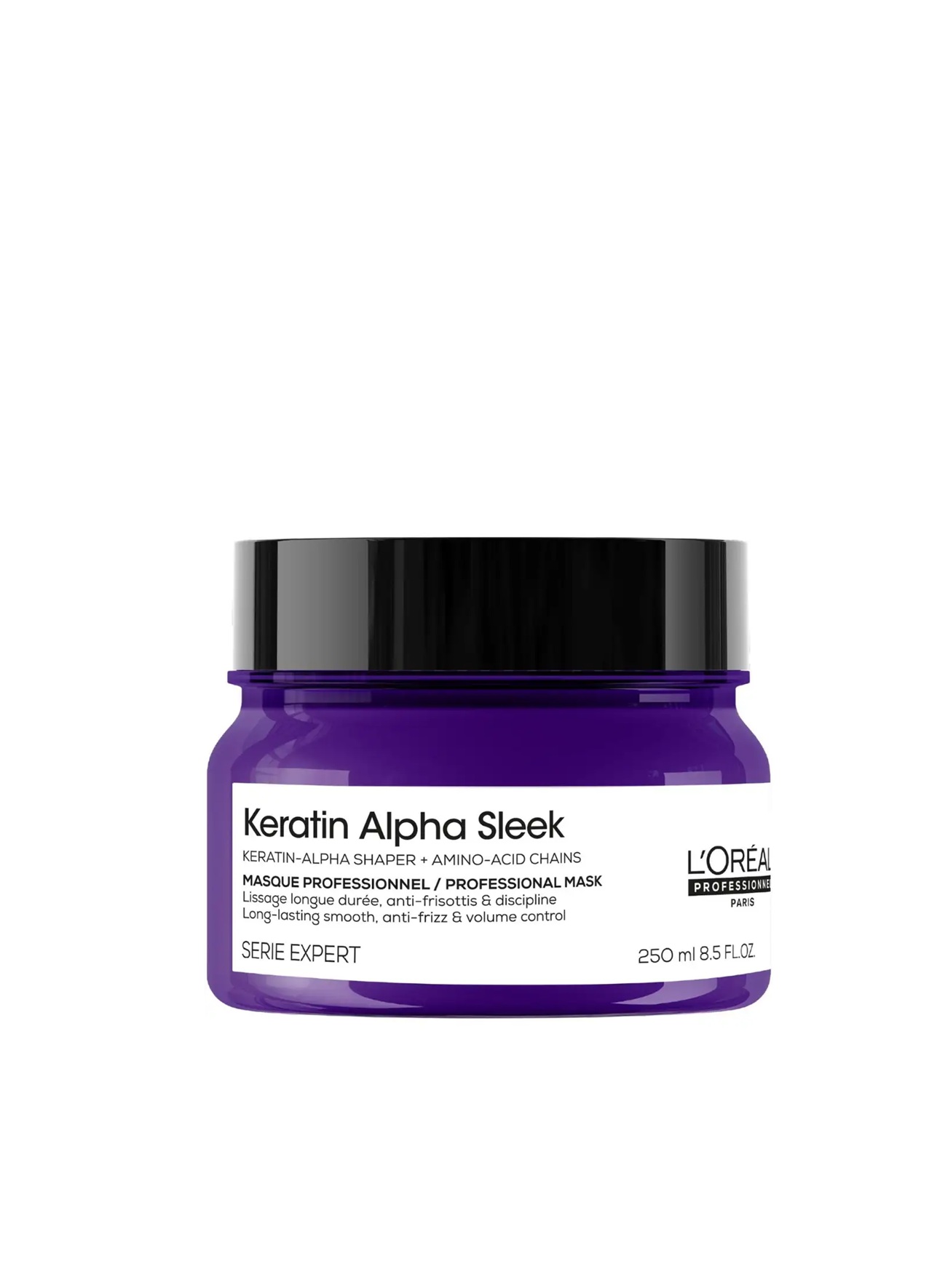 Maschera anticrespo Keratin Alpha Sleek Serie expert 250ml L'oreal