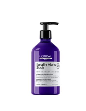 Shampoo anticrespo Keratin Alpha Sleek Serie expert 500ml L'Oreal