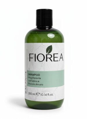 Shampoo riequilibrante con salvia e arancia amara 300 ml Balance - Fiorea