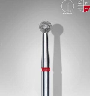 Punta diamantata Sfera Rossa 3.5mm - Staleks pro