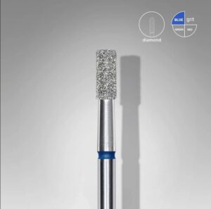 Punta diamantata Cilindro blu diametro 2,5 mm lunghezza punta 6 mm - Staleks