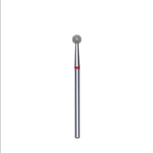 Punta diamantata a sfera rossa diametro 4 mm - Staleks