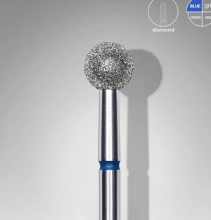 Punta diamantata a sfera blu diametro 5 mm - Staleks