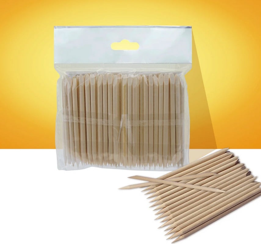 Bastoncini arancio per manicure 75mm pz 100 - Staleks pro