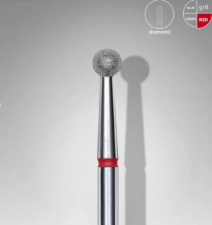 Punta diamantata Sfera Rossa 2.5mm - Staleks pro