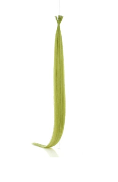 Extension Con Cheratina Capelli Veri Lisci 50-55 Cm 20pz Dibiasehair/Verde acido